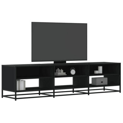 Berkfield Tv Cabinet Black 180X40X46 Cm Engineered Wood - image 1