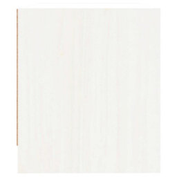 Berkfield Bedside Cabinets 2 Pcs White 40X31X35.5 Cm Solid Wood Pine - thumbnail 8