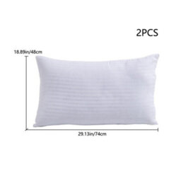Thehotsale Polyester Bed Pillow Insert 2-Pack In White - thumbnail 9