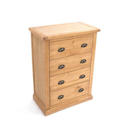 Cabinet Bits Lucca 4 Drawer Chest Of Drawers Brass Cup Handle - thumbnail 3