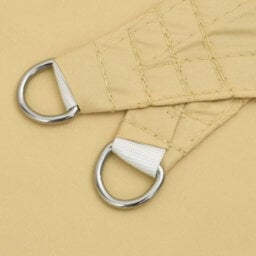 Berkfield Sun Shade Sail Sand 4.5X3 M 100% Polyester Oxford - thumbnail 5