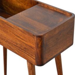 Wyld Haus Montepulciano Open-Top Console Table, Chestnut Solid Mango Wood, 800 X 350 X 850 mm - thumbnail 7