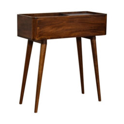 Wyld Haus Montepulciano Open-Top Console Table, Chestnut Solid Mango Wood, 800 X 350 X 850 mm - thumbnail 4