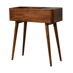 Wyld Haus Montepulciano Open-Top Console Table, Chestnut Solid Mango Wood, 800 X 350 X 850 mm - thumbnail 3