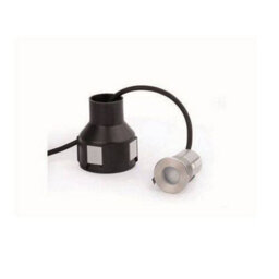 Luminosa Lighting Luminosa Crosby Led Recessed Outdoor Ground Lamp Matt Nickel With Driver 3000K Ip67