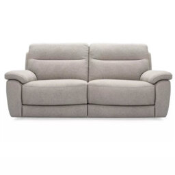 Furnishings For Less UK Keswick Electric Reclining Beige Fabric Sofa Suite - thumbnail 2