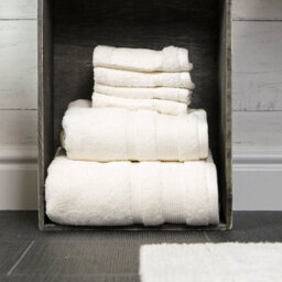 Allure Bath Fashions Luxury Zero Twist Egyptian Cotton Hand Towel - Cream - thumbnail 6