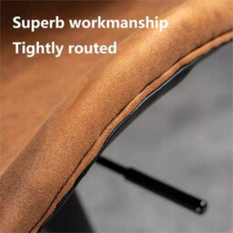 Brown Adjustable Breakfast Bar Stools Swivel Gas Lift Chair Kitchen Café Pub - thumbnail 4