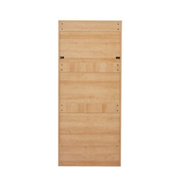 2-Door Rattan Wardrobe Closet With Drawer - Natrual - thumbnail 6