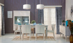 Elegant 1 Bulb Ceiling Pendant Light In White And Polished Nickel For Modern Interiors - thumbnail 2