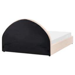 Beliani Ottoman Bed Chadenet Boucle Light Beige 160 X 200 Cm (Eu King Size) - thumbnail 8
