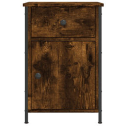 Berkfield Bedside Cabinets 2 Pcs Smoked Oak 40X42X60 Cm Engineered Wood - thumbnail 6