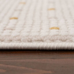 The Rugs Carmel Cream/gold Dots Area Rug And Runner Non Shedding, Stain Resistant, Soft - thumbnail 6