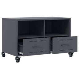 Berkfield Tv Cabinet Anthracite 68X39X43.5 Cm Steel - thumbnail 9