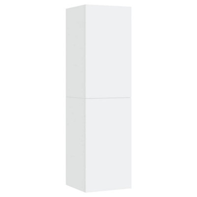 Berkfield Sturdy Tv Cabinet White 30.5X30X110 Cm Engineered Wood - image 1