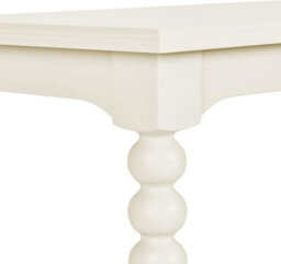 Statement Furniture Cromwell Bobbin Design Console Table In Linen Cream - Small - thumbnail 6