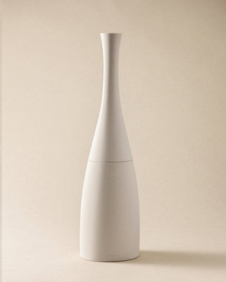 Cosmic Toilet Brush & Holder, Pale Sand, Unique Design, Soft-Finish Coating, Saku Collection - image 1