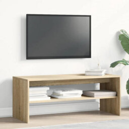 Berkfield Durable Tv Cabinet Sonoma Oak 100X40X40 Cm Engineered Wood - thumbnail 3