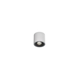 Ideal Lux Luminosa Gun 1 Light Outdoor Surface Mounted Ceiling Downlights White, Polished Chrome Ip44, Gu10