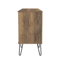 Anzio Ready Assembled Matt Vintage Oak Effect 6 Drawer Sideboard (H)742mm (W)1537mm (D)397mm - thumbnail 6