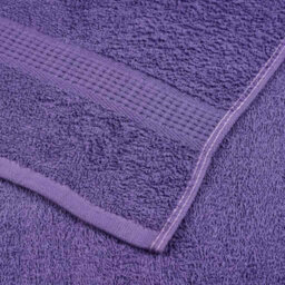 Berkfield Sauna Towels 4 Pcs Purple 80X200 Cm 360 Gsm 100% Cotton - thumbnail 6
