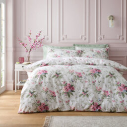 Catherine Lansfield Bridgerton Cream Duvet Cover Set Super King Bedding Set - thumbnail 1