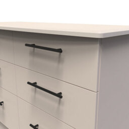 Howard 6 Drawer Wide Chest In Kashmir Matt (Ready Assembled) - thumbnail 4