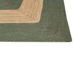 Beliani Rug Karakuyu Green 200 X 300 Cm Jute - thumbnail 6