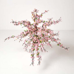 Homescapes Artificial Light Pink Handcrafted Blossom Tree With Silk Flowers, 5 Ft - thumbnail 2