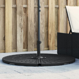 Walplus Parasol Base Weight With Handle For Cross Stand Parasols 14 Kg