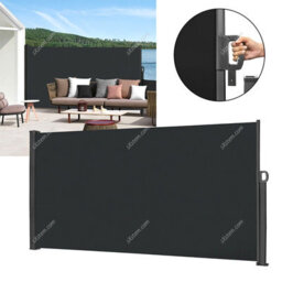 Breeins Outdoor Grey Folding Retractable Garden Sided Awning  Waterproof Sunshade Privacy Panel Gazebo Sidewall Panels 300 X 180 Cm - thumbnail 7