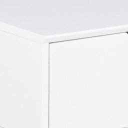 Furniture To Go Mitra 1 Drawer Bedside Table In White - thumbnail 7