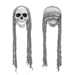Living And Home Halloween Hanging Skull With Button Battery Glowing Eyes 85Cm(H) - thumbnail 4