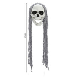 Living And Home Halloween Hanging Skull With Button Battery Glowing Eyes 85Cm(H) - thumbnail 9