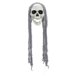 Living And Home Halloween Hanging Skull With Button Battery Glowing Eyes 85Cm(H) - thumbnail 5