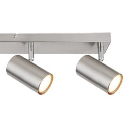 Luminosa Lighting Luminosa Robby Ceiling Spotlight Bar Nickel Matt 4X Gu10 - thumbnail 5