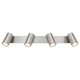 Luminosa Lighting Luminosa Robby Ceiling Spotlight Bar Nickel Matt 4X Gu10 - thumbnail 4