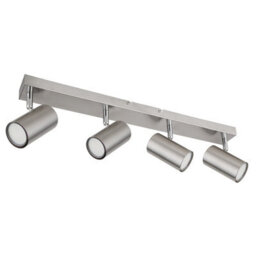 Luminosa Lighting Luminosa Robby Ceiling Spotlight Bar Nickel Matt 4X Gu10 - thumbnail 2