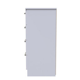 Cornwall 4 Drawer Chest Of Drawers In White Matt (Ready Assembled) - thumbnail 2