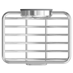 Showerdrape Suctionloc Chrome Steel Suction Wall Mounted Soap Basket - thumbnail 3