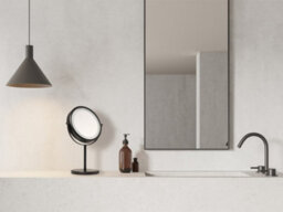 Corby of Windsor Corby Winchester Hotel Collection Freestanding Led Mirror In Matte Black - thumbnail 2