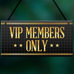 Red Ocean Vip Members Only Home Bar Sign Bbq Garden Pub Man Cave Plaque Dad Shed Fathers Day Gift - thumbnail 5