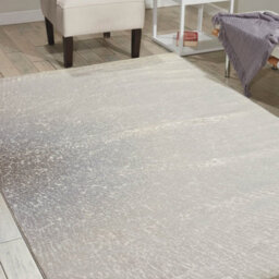 Grey Viscose , Wool  Abstract Luxurious , Modern , Wool Rug For Living Room, Bedroom - 297Cm X 419Cm - thumbnail 4