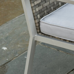 Wyld Haus Kelusu 5-Seater Rattan Garden Sofa Set - 2 Armchairs, Loveseat And Tempered Glass Coffee Table - thumbnail 9