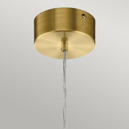 Luminosa Lighting Luminosa Kichler Moonlit Integrated Led Spherical Pendant Ceiling Light Champagne Gold, 3000K - thumbnail 2