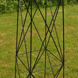 Selections Pair Of Roman Steel Garden Obelisks (2.1M) - thumbnail 8