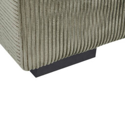 Wyld And Coco Green Jumbo Corduroy Ottoman 80 X 80 X 35 Cm - Square Footstool For Living Room - thumbnail 8