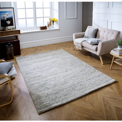 Melrose Vista Tufted Wool Cream X-Large Area Rug 200/285Cm - image 1