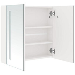 Vidaxl Led Bathroom Mirror Cabinet Shining White 62X14X60 Cm - thumbnail 5