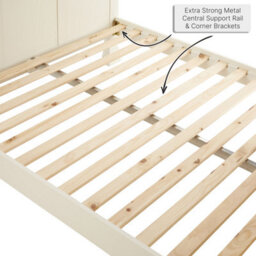 The Furniture Market Wilmslow White Painted 4Ft 6In Double Size Bed - thumbnail 6